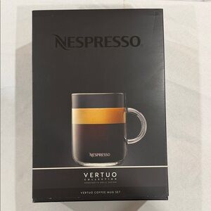 Nespresso Vertuo Set of 2 (9oz) cups and 2 spoons